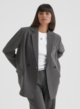 Dark Grey Tailored Blazer – Mihalia | 4th & Reckless