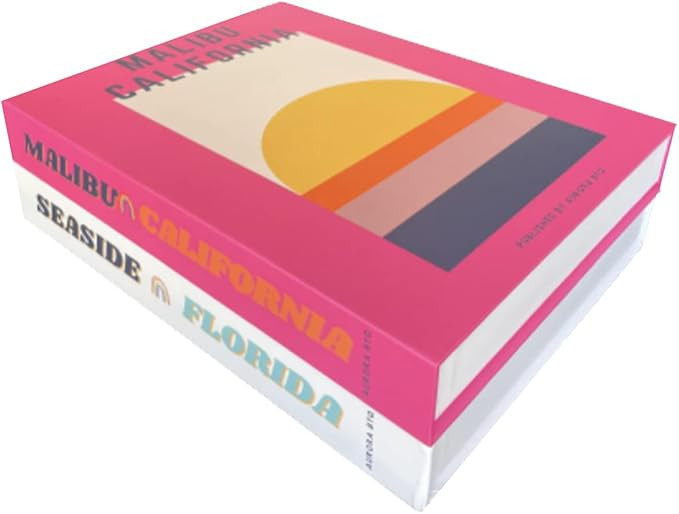 AuroraBTQ Set of 2 College Dorm Decoration Decorative Preppy Modern Contemporary Aesthetic Stacke... | Amazon (US)