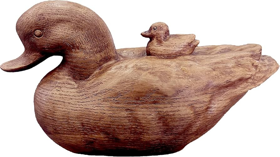 Hymmah Duck Home Decor Statue Rustic Home Decorations for Living Room, Boho Sculpture Resin Anima... | Amazon (US)