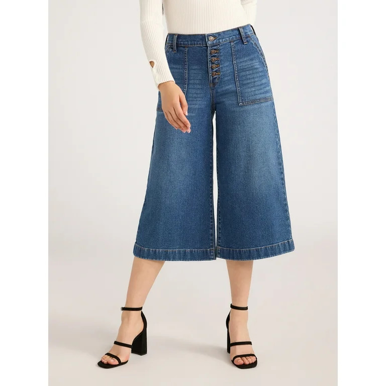 Scoop Women's Utility Culotte Pants, Sizes 0-18 | Walmart (US)