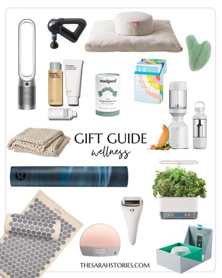 Gifts for the Wellness guru 🌱 love all of these for any health conscious, mindful person in your life. See all of my Gift Guides on thesarahstories.com. 

#giftguideher #holidaygiftguide #giftguide2022 #healthygiftguide #wellnesslover #wellnessgifts 

#LTKhome #LTKSeasonal #LTKHoliday