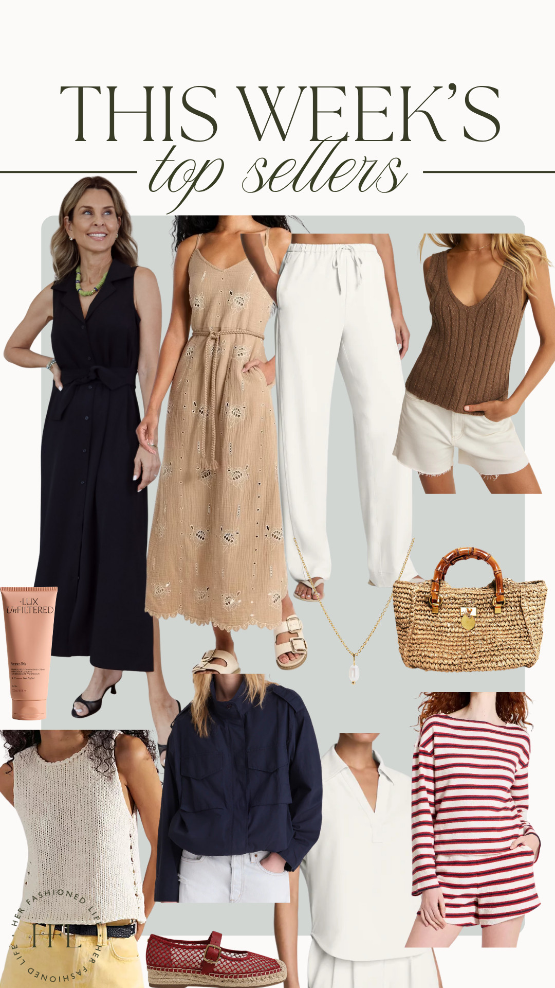 This week's top sellers!! Codes: Spanx: FASHIONEDLIFEXSPANX for 15% off new orders. #TopSellers #Spanx #Sandals #LTKgrwm #LTKootd 

 