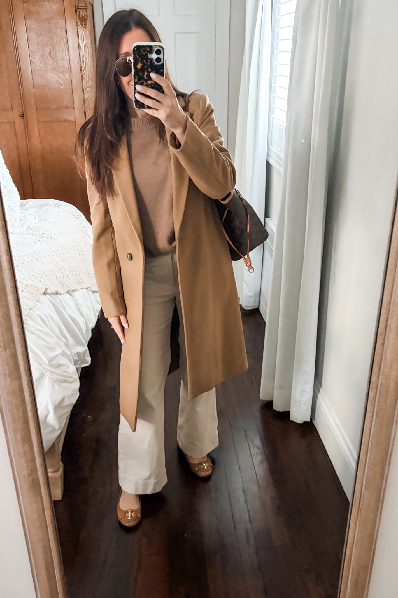 Camel colored outfit of the day!  This Aritzia coat is so beautifully made! I am wearing a 2xs in the coat and xs in the Quince sweater.


#LTKPetite #LTKWorkwear