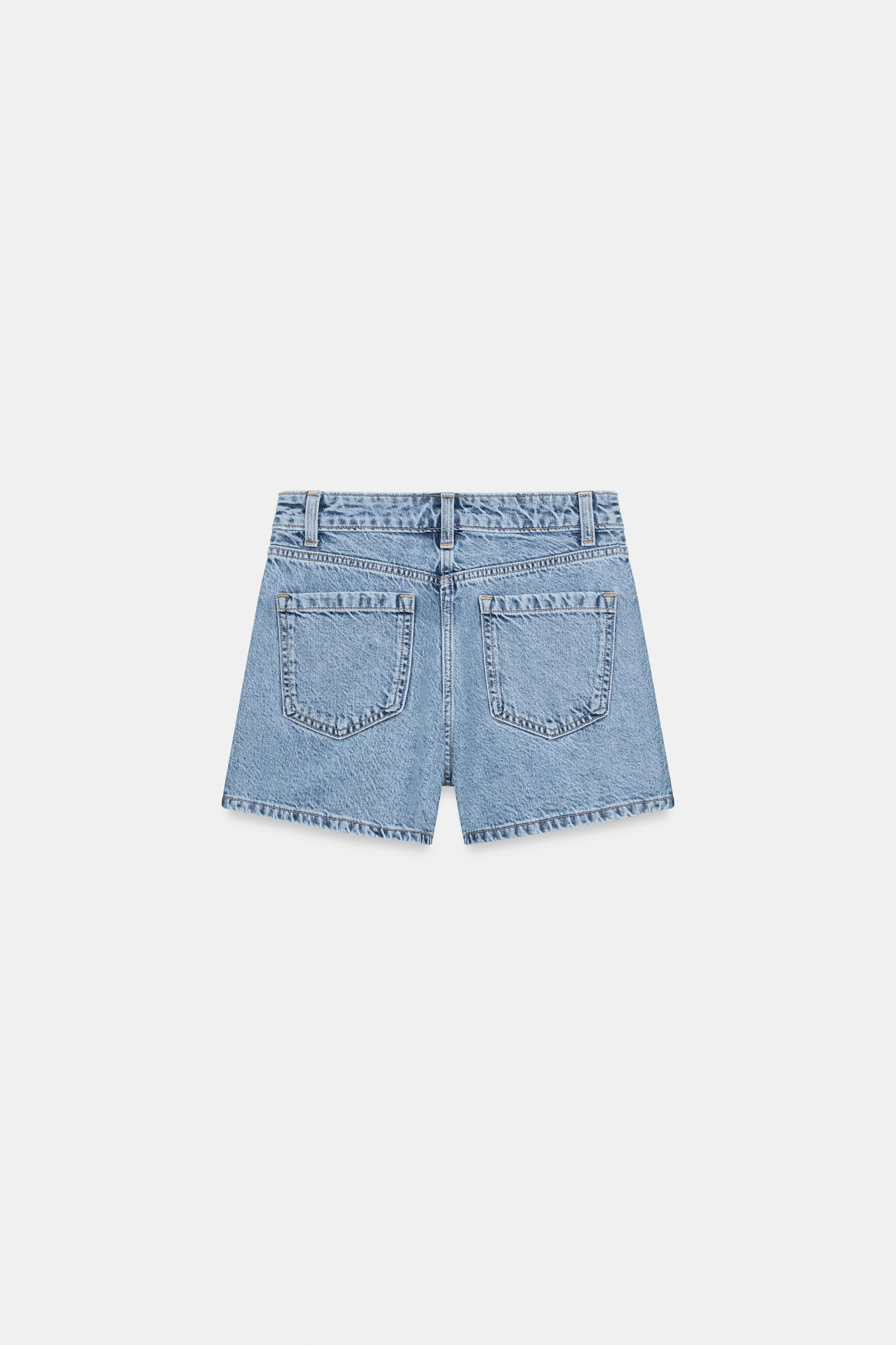 Z1975 WRAP DENIM SKORT | Zara US