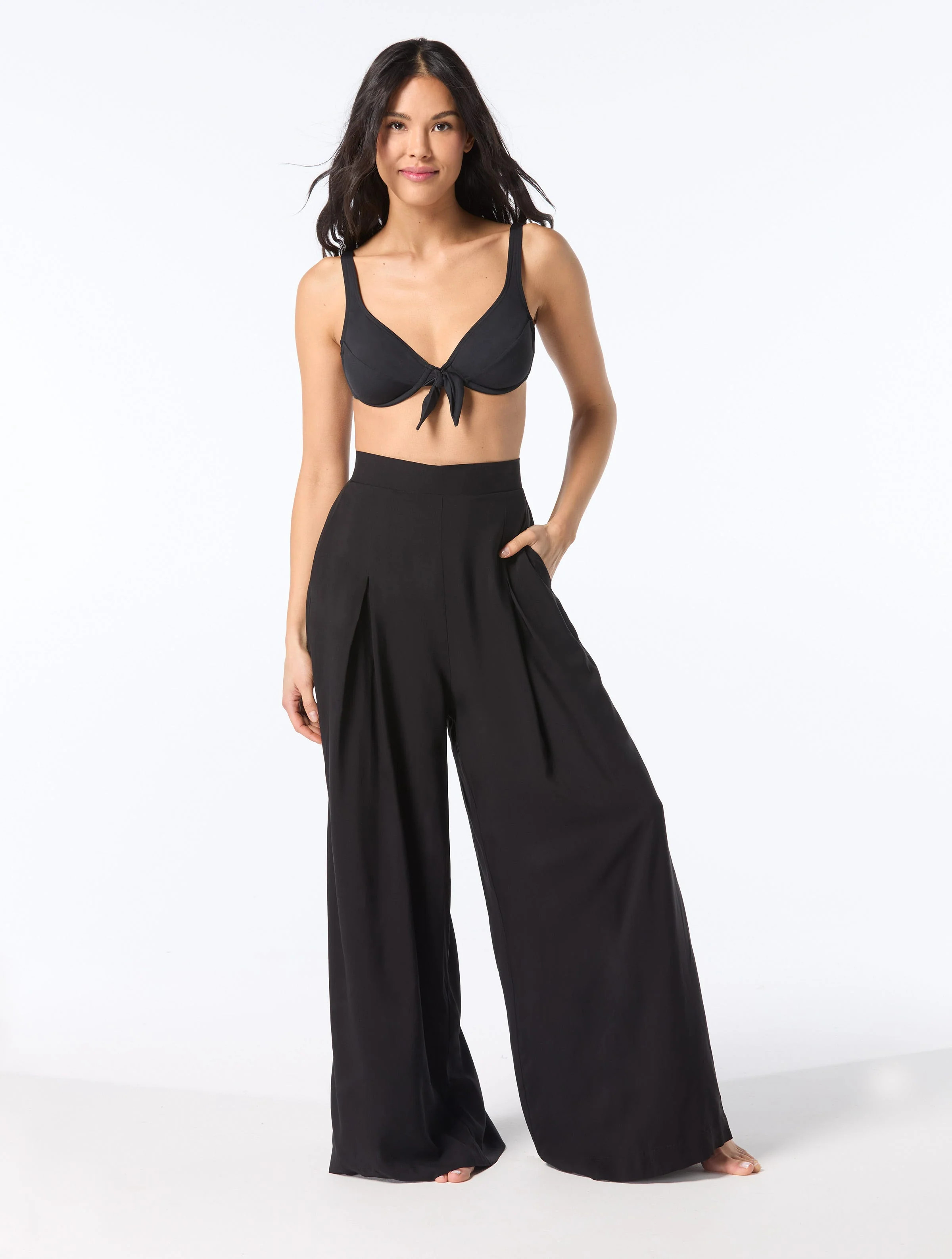 Vince Camuto Wide Leg Pant Cover up - Solids | Beach2Ocean