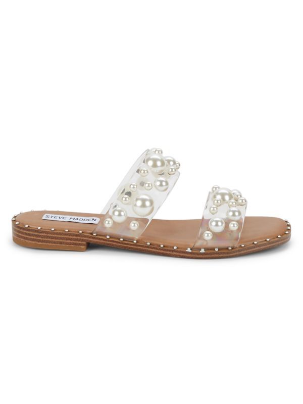 Zaria Faux Pearl Studded Flats | Saks Fifth Avenue OFF 5TH