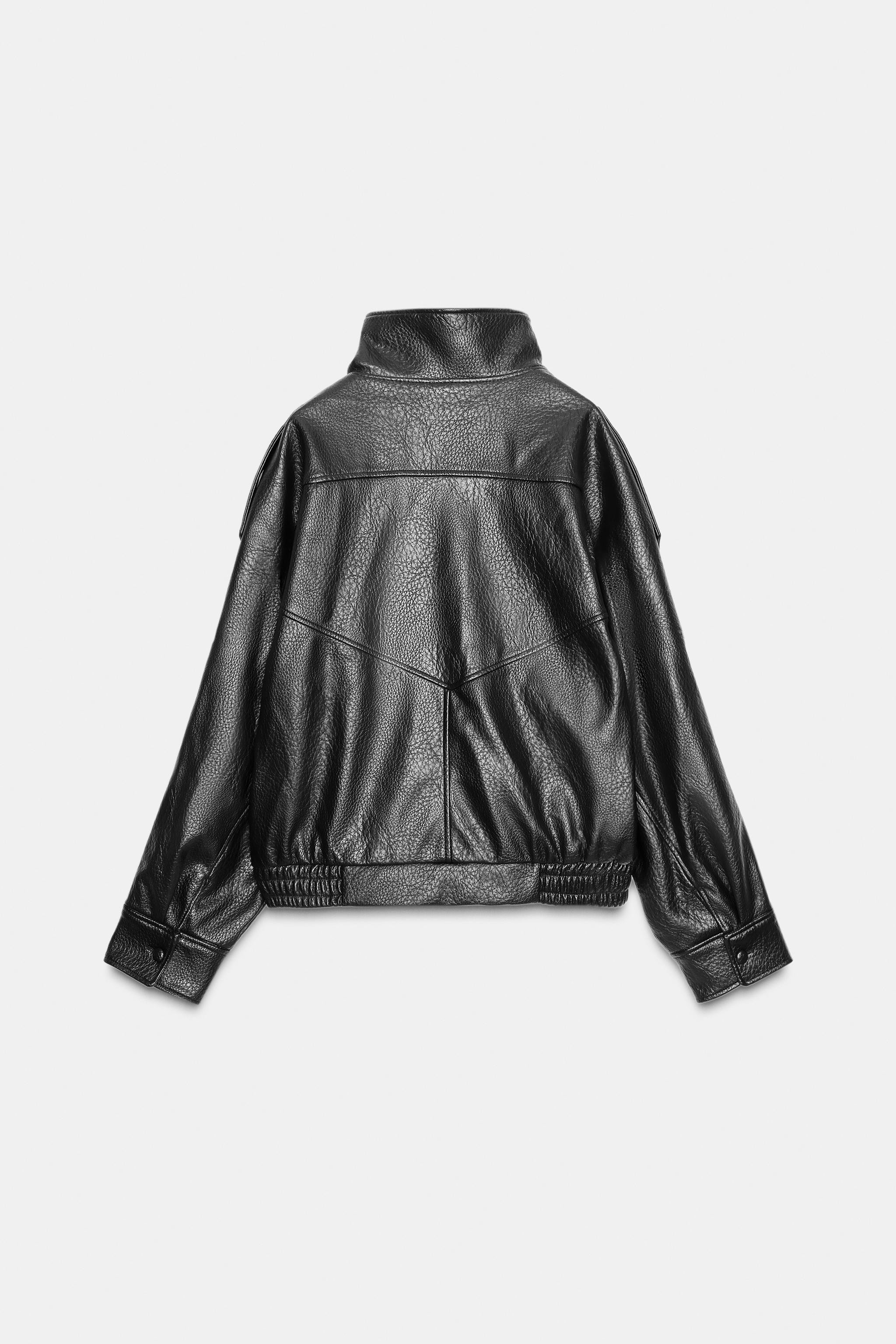 FAUX LEATHER JACKET | Zara UK