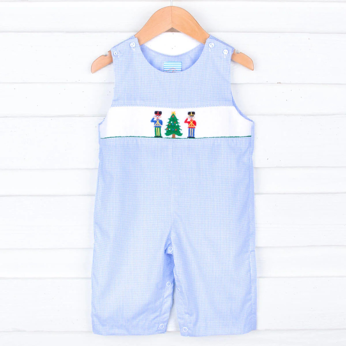 Nutcracker Christmas Smocked Longall | Classic Whimsy