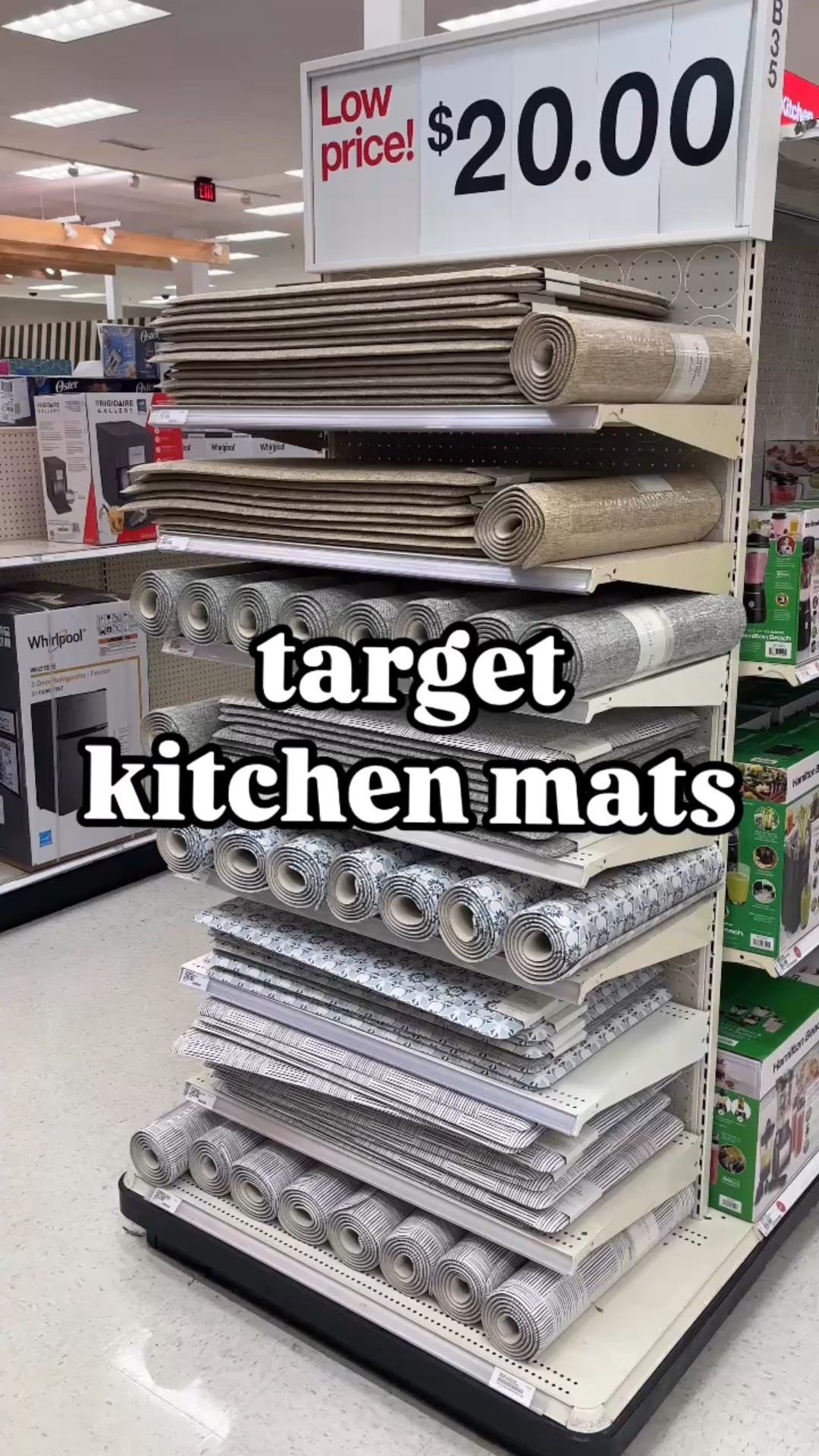 Target thick kitchen mats! I’m not for sure if these are newer but I don’t remember seeing them before and squishy mats make all the difference!!

#targethome #targetfinds 

#LTKFindsUnder50 #LTKHome