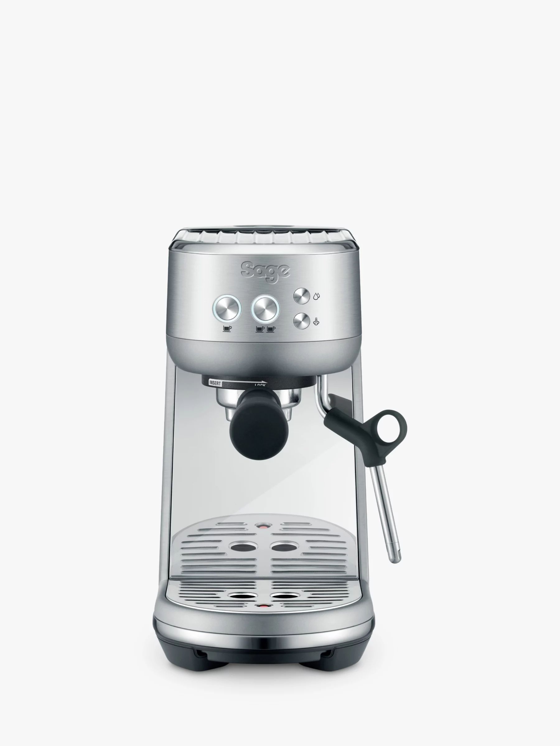 Sage the Bambino® Stainless Steel Coffee Machine | John Lewis (UK)