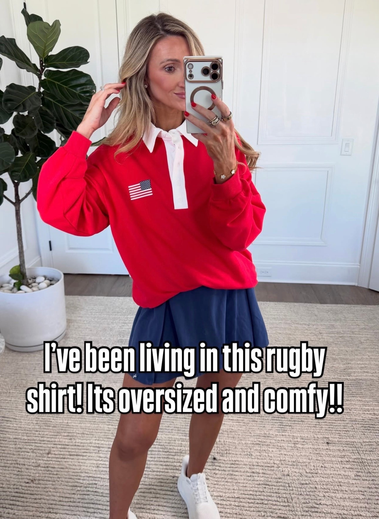 Obsessed with this rugby shirt!! It’s so good 🙌🏼

#LTKootd #LTKmomlife #LTKgrwm