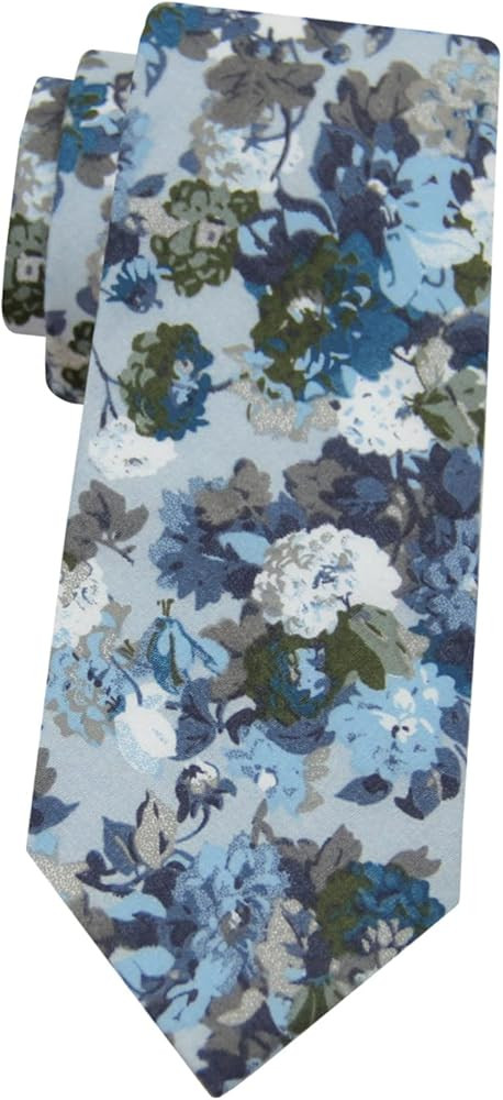 Mantieqingway Men's Skinny Tie, Cotton Floral Ties for Men Wedding Necktie for Groom, Groomsmen, ... | Amazon (US)