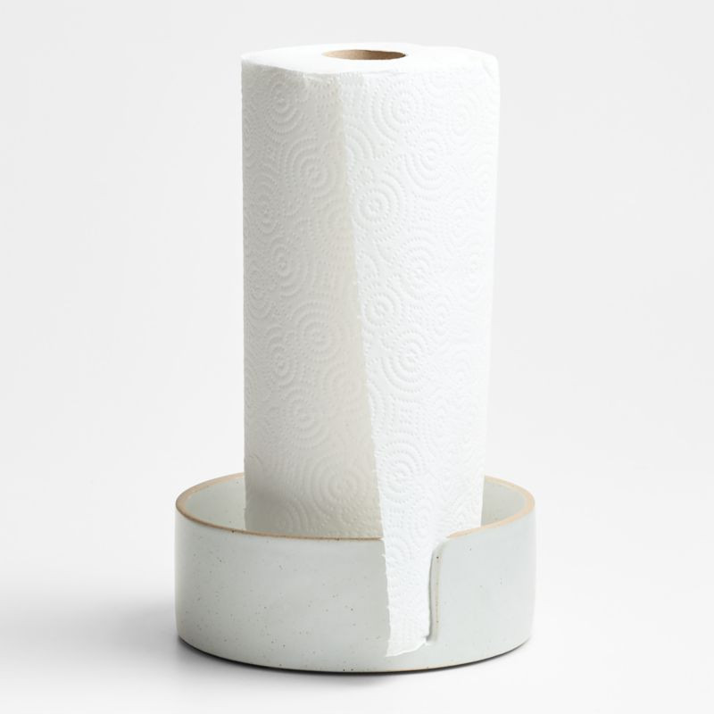 Pacific Ceramic Paper Towel Holder by Gaby Dalkin + Reviews | Crate & Barrel | Crate & Barrel
