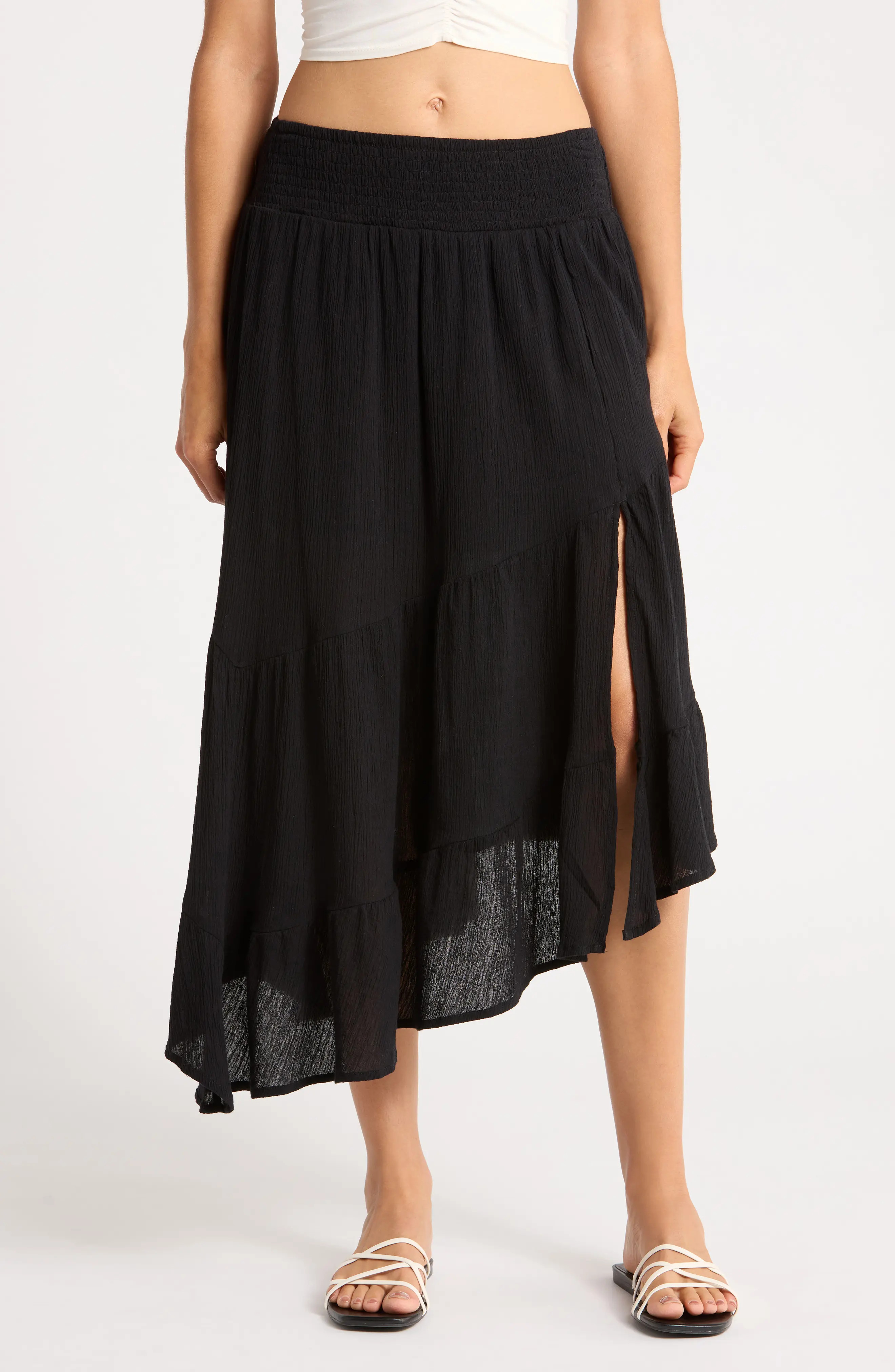 Abound Tiered Asymmetric Skirt (Women) | Nordstromrack | Nordstrom Rack