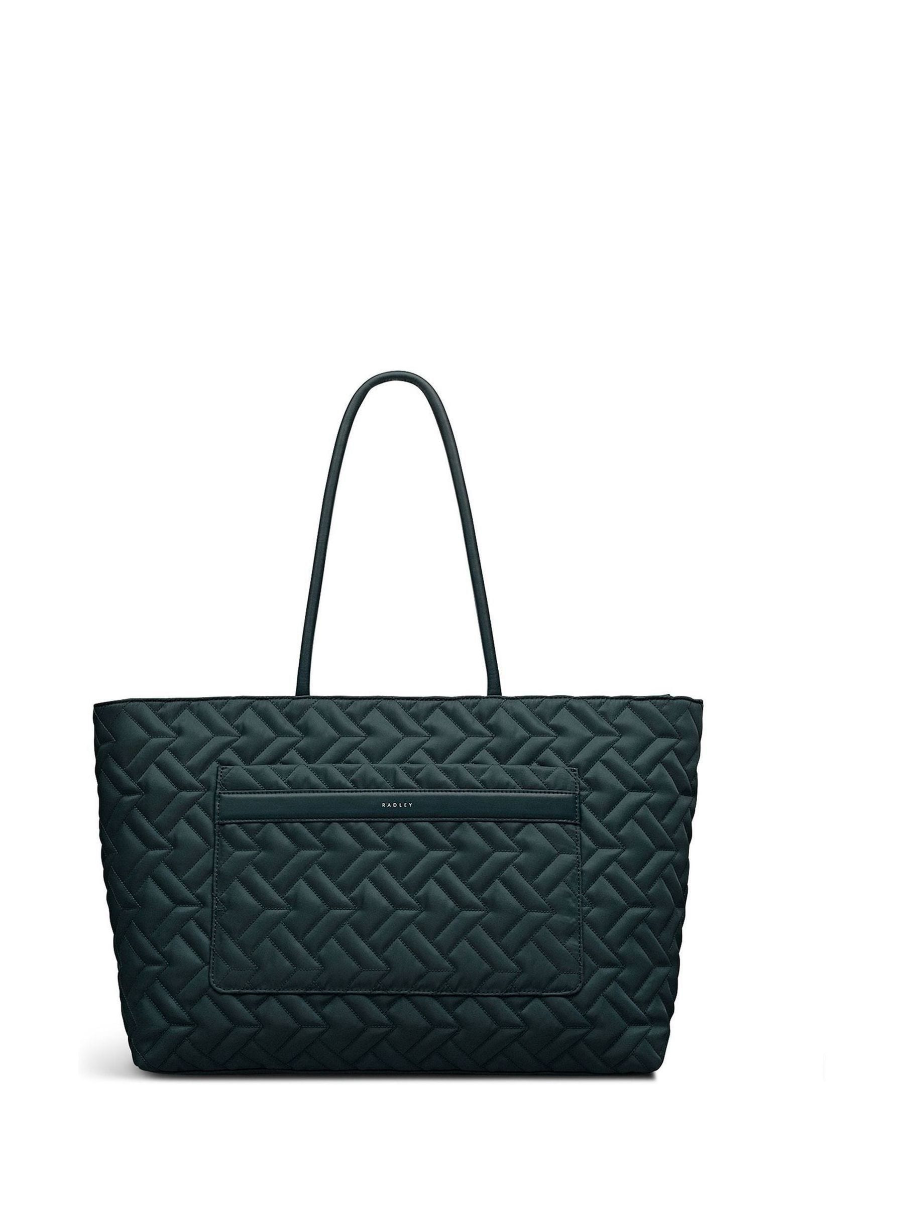 Radley Radley Large Holland Park Quilt Zip Top Black Tote Bag | Next US