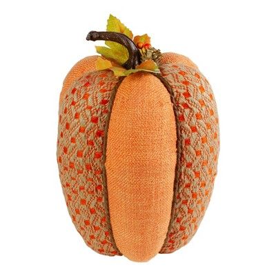 Northlight 10.5" Orange Autumn Harvest Thanksgiving Tall Pumpkin | Target