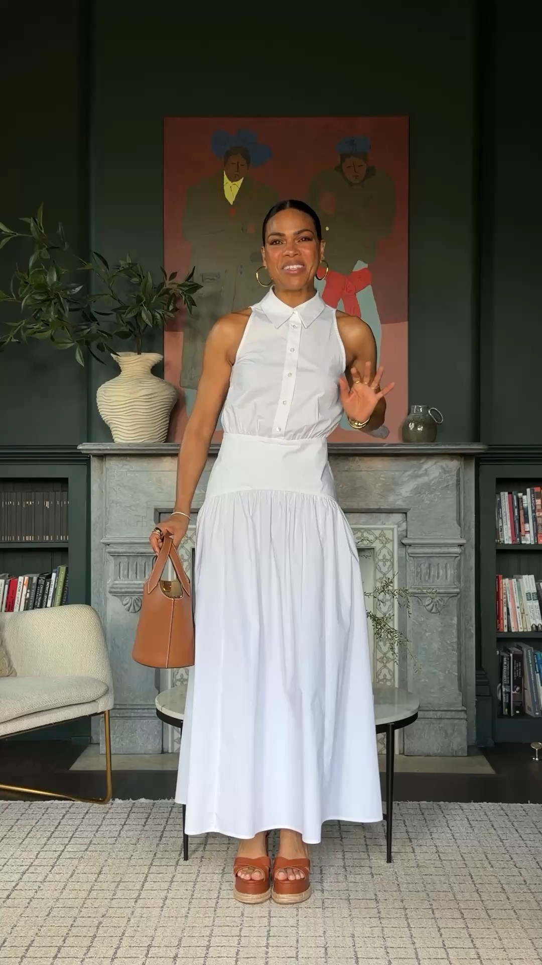 Stunning cotton spring and summer dress! Runs tts but if you have hips size up!

#LTKOver40 #LTKSeasonal #LTKootd