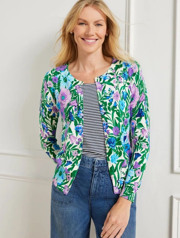 Charming Cardigan - Glorious Garden | Talbots