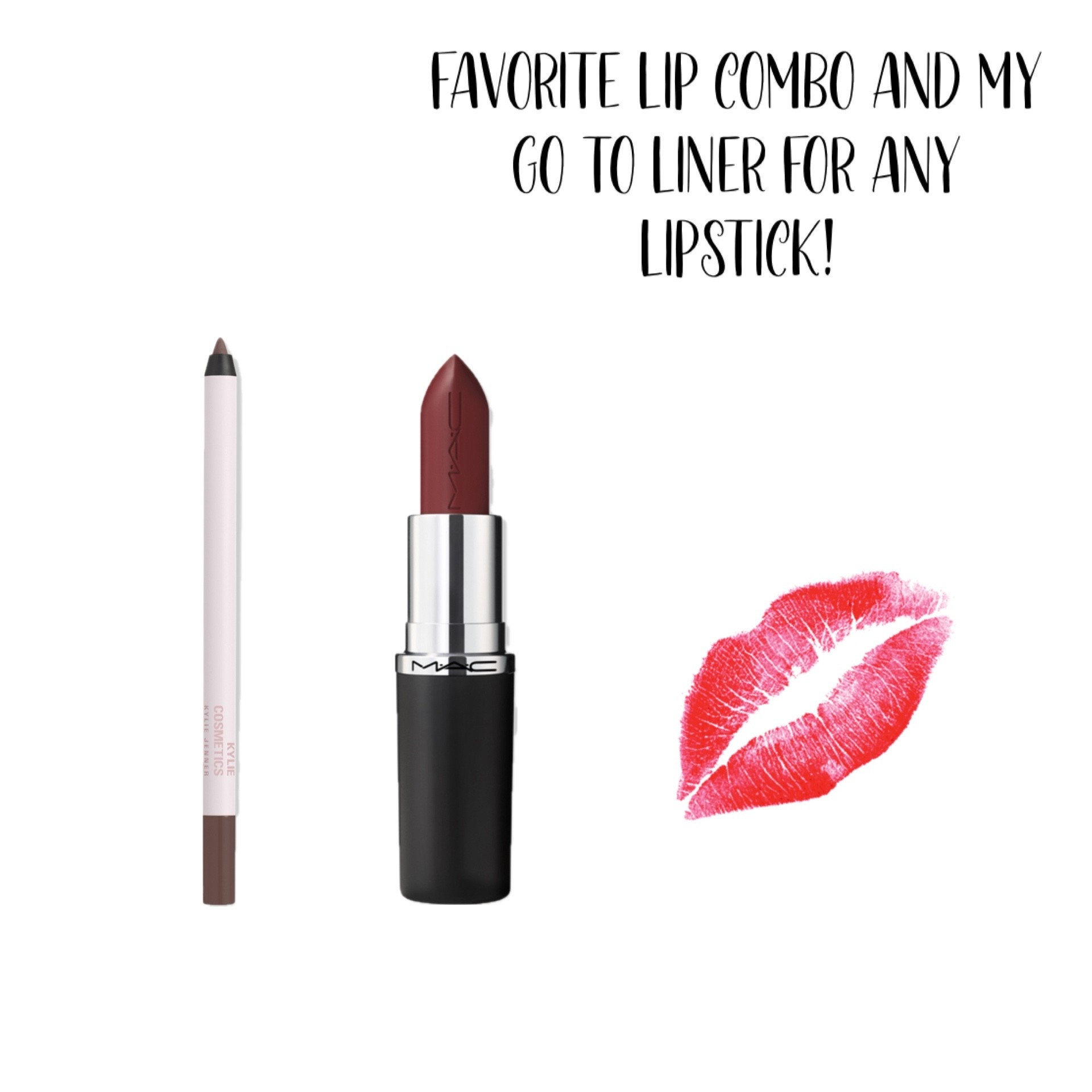 My favorite lip combo for a little color! 

Lipsticks | Makeup | Mac Lipstick | Kylie Lipstick 

#LTKBeauty #LTKFindsUnder50 #LTKOver40