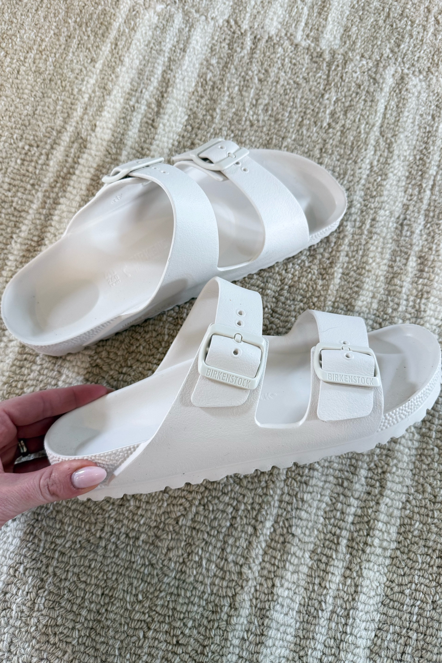 I swear by these sandals - I buy a new pair at the beginning of every summer! They're THAT good!

Summer outfits, summer style, summer sandals, Birkenstocks, white sandals, lake day, pool day, beach day, beach outfit, neutral fashion

#LTKStyleTip #LTKSummerEdit #LTKShoeCrush