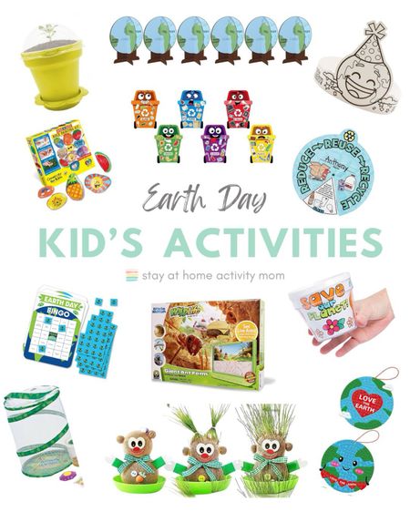 Earth and nature themed activities to celebrate Earth Day! 🌳🌍

#LTKfamily #LTKSeasonal #LTKkids