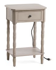 1 Drawer Side Table With Usb Port | Marshalls