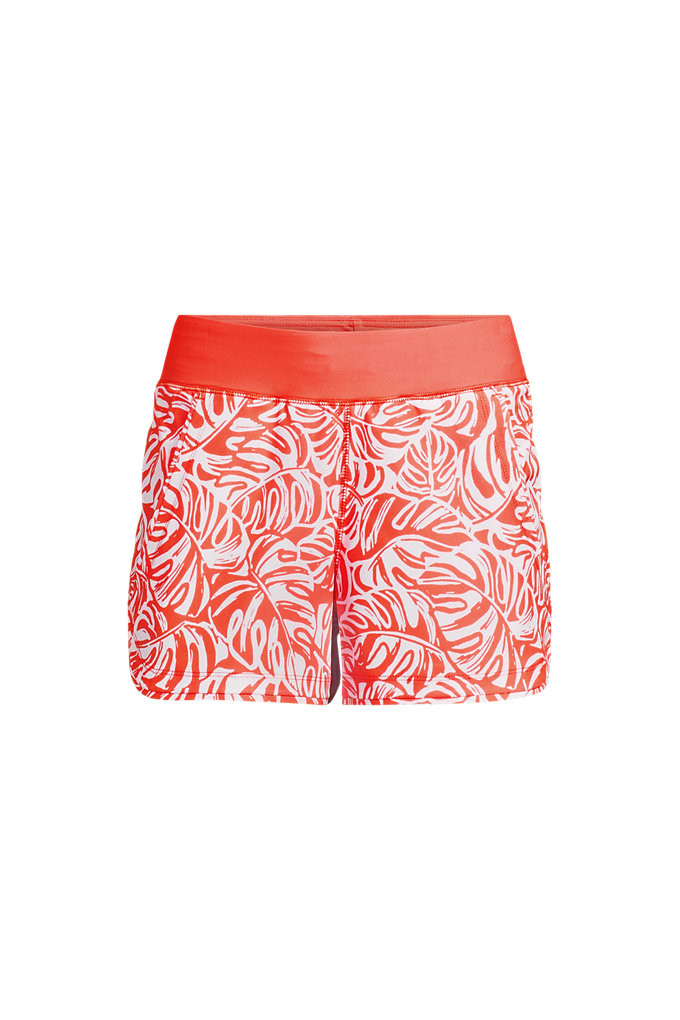 Women's SunShade UPF 50 3" Board Shorts with Panty - Lands' End - Orange - 0 | Lands' End (US)