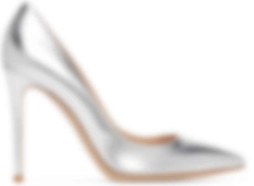 Silver Gianvito 105 Pumps | SSENSE