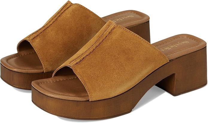Seychelles Womens Made For Me Suede Platform Casual Sandals Casual Mid Heel 2-3" - Brown | Amazon (US)
