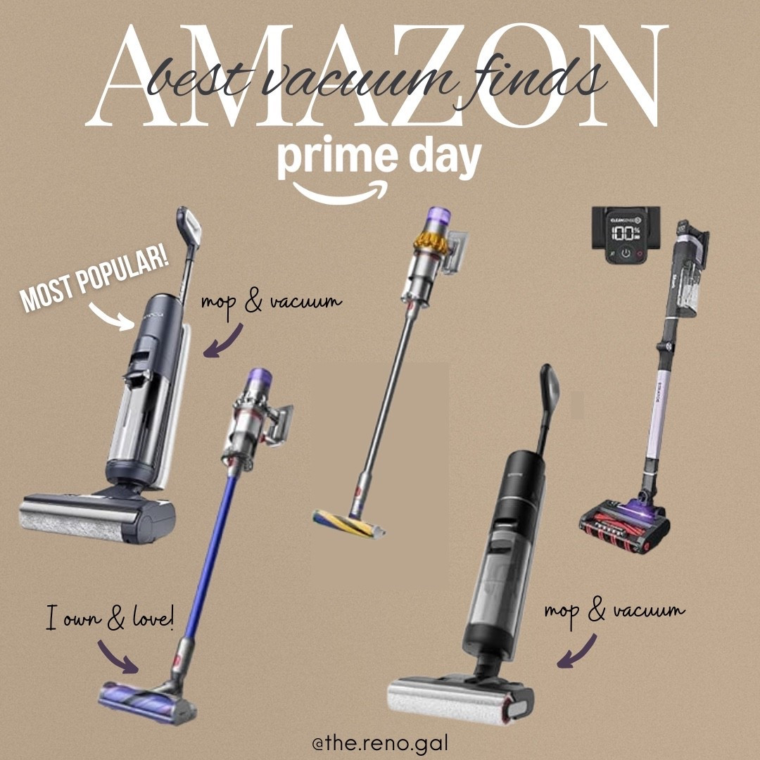 Rounding up some of the best vacuum deals for Amazon Prime Day! These are influencer-favorite, highly recommended vacuums with great markdowns today:

Tineco Floor ONE S5 Smart Cordless Wet Dry Vacuum (the most popular!)
Shark Stratos cordless vacuum
Dyson V15 Detect Plus cordless vacuum
Dyson V11 Origin cordless vacuum (I own and love!)
Dreame G10 Pro Wet Dry vacuum
Linked them here so you can grab the best deals while they’re on sale!

#LTKFinds #AmazonPrimeDay #HomeDeals #AmazonFavorites

#LTKSaleAlert #LTKHome