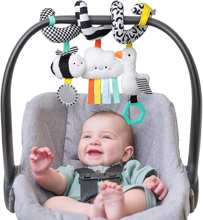 Itzy Ritzy Spiral Car Seat & Stroller Activity Toy - Stroller & Car Seat Toys for Ages 0 Months a... | Amazon (US)