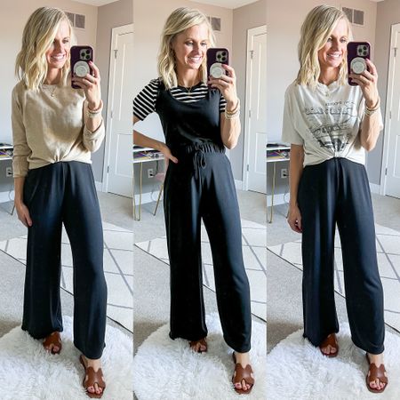 Mom spring capsule wardrobe outfit ideas! Go to thriftywifehappylife.com for all the details! 

#LTKfindsunder100 #LTKstyletip #LTKSeasonal