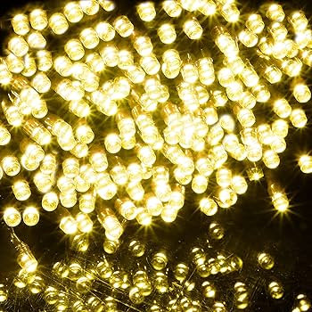 WATERGLIDE 200 LED Christmas String Lights, 66FT Outdoor Xmas Decorative Green Wire LED Fairy Lig... | Amazon (US)