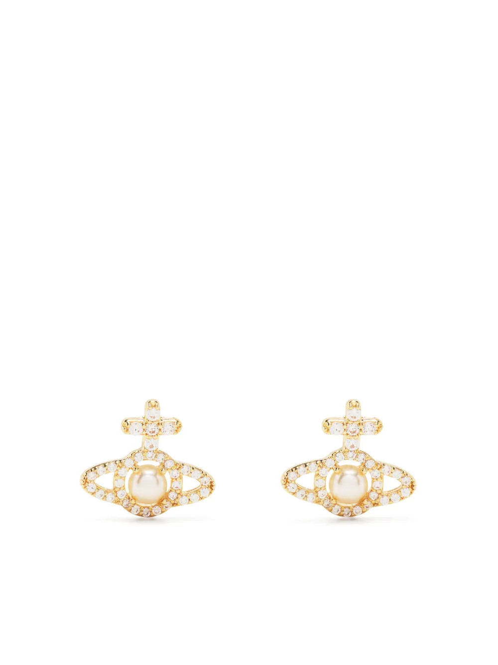Olympia crystal-embellished earrings | Farfetch Global