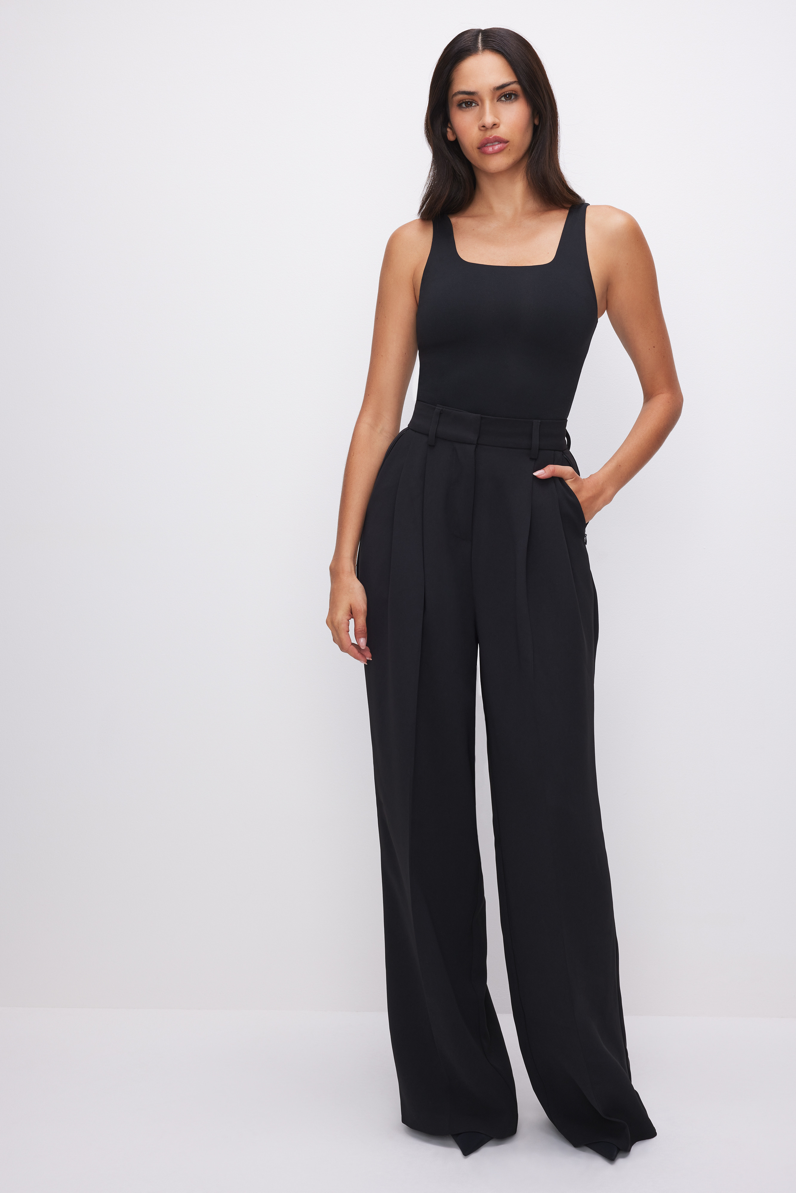 GOOD FORM MODERN TANK BODY | BLACK001 - GOOD AMERICAN | Good American