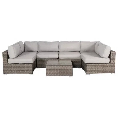 Outdoor Seating Group - 7 With , Cushions, Coffee Table Patio Cushions , Weather- | Wayfair North America