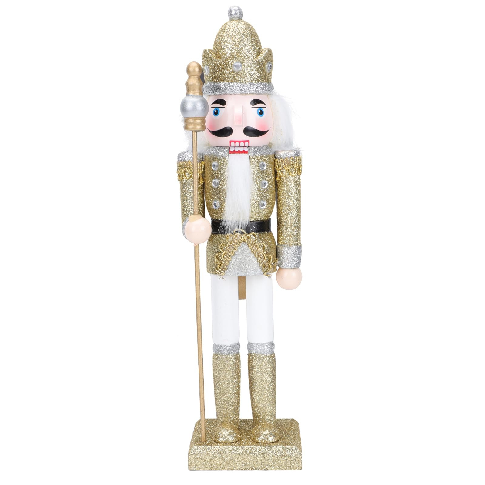 BESPORTBLE Nutcracker Soldier: Wooden Nutcracker Soldier 1cm/ 12.1in Tall Christmas Nutcracker De... | Amazon (US)