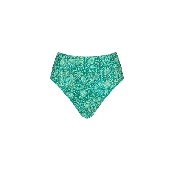 High Hip Cheeky Bikini Bottom - Emerald Aura | Kulani Kinis US
