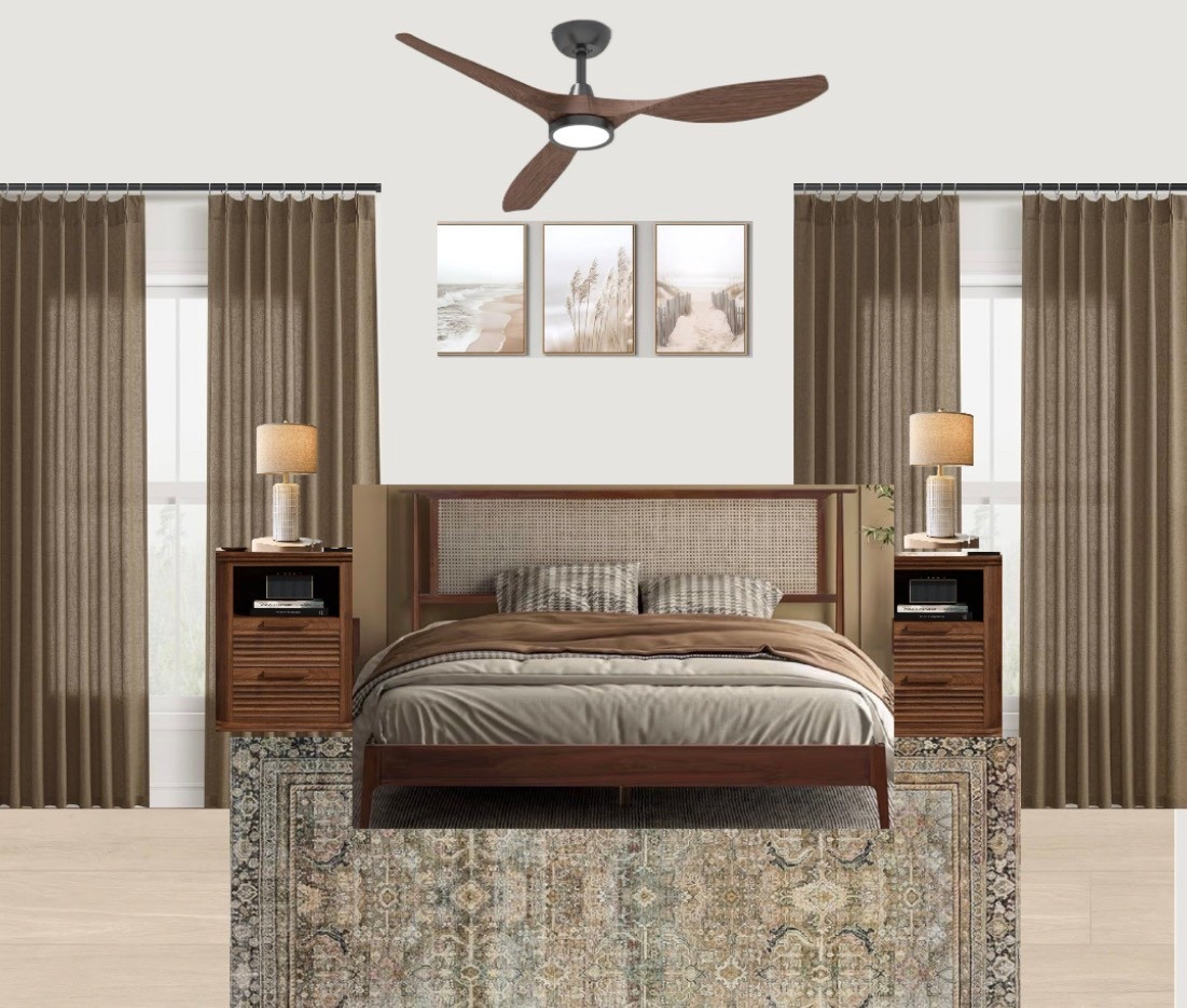 The Master Bedroom at the Dunedin, FL Airbnb that I'm styling for a family member.

#LTKHome #LTKGiftGuide