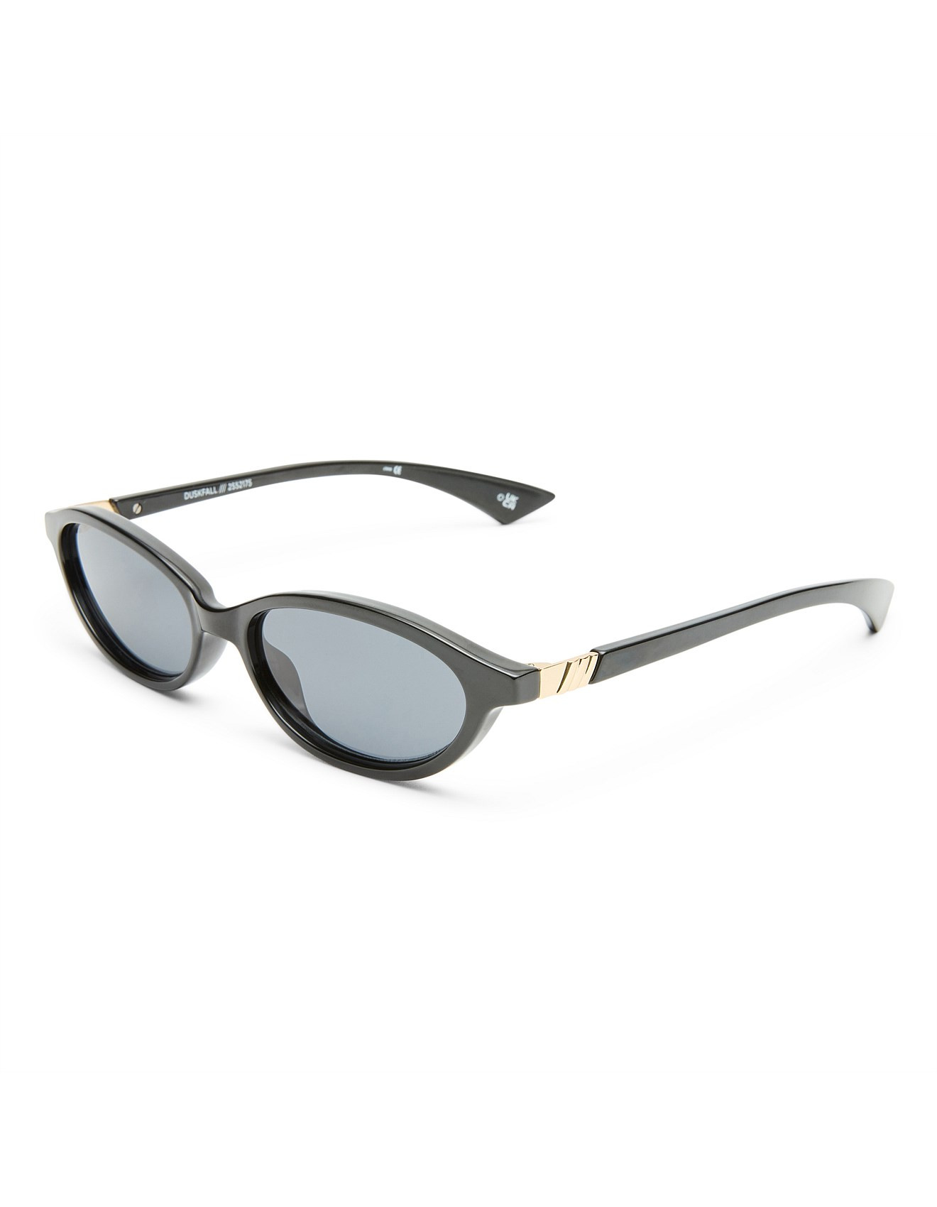DUSKFALL BLACK OVAL Sunglasses | David Jones (Australia & New Zealand)