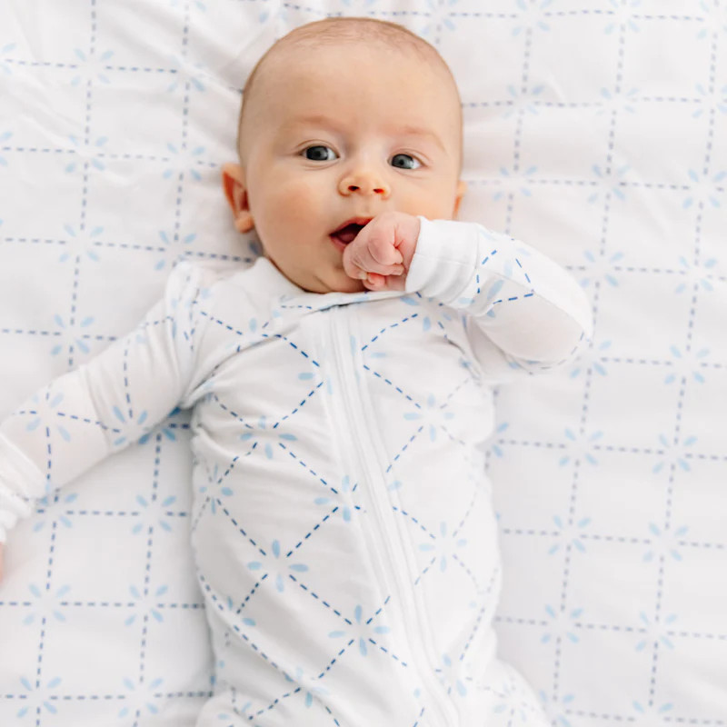 Touch of Blue Zip Sleeper | Classic Whimsy