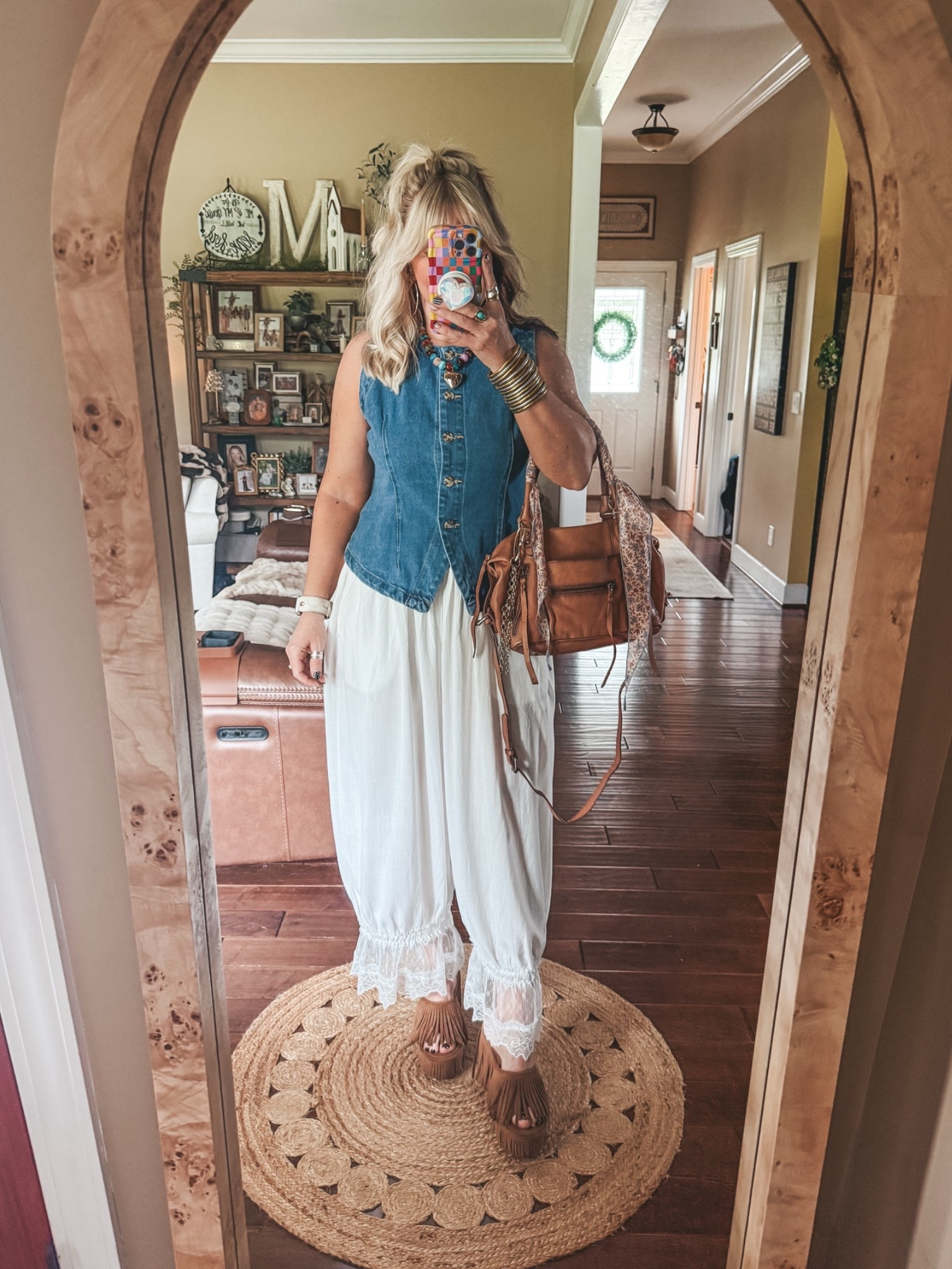 Pants M
Denim button front vest 
Shoes true to size

#LTKgrwm #LTKootd #LTKOver40