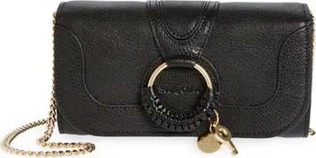 Hana Large Leather Wallet on a Chain | Nordstrom