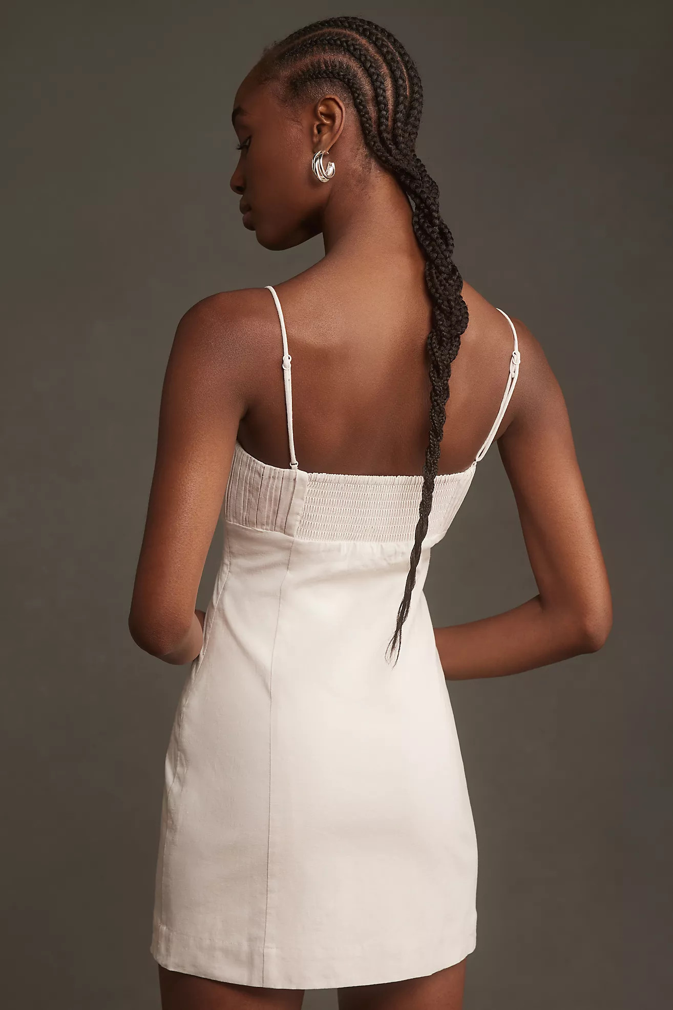The Ophelia Sleeveless Linen Slim Mini Dress by Maeve | Anthropologie (US)