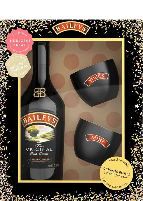 Baileys Irish Cream with 2 Bowls Gift | Total Wine