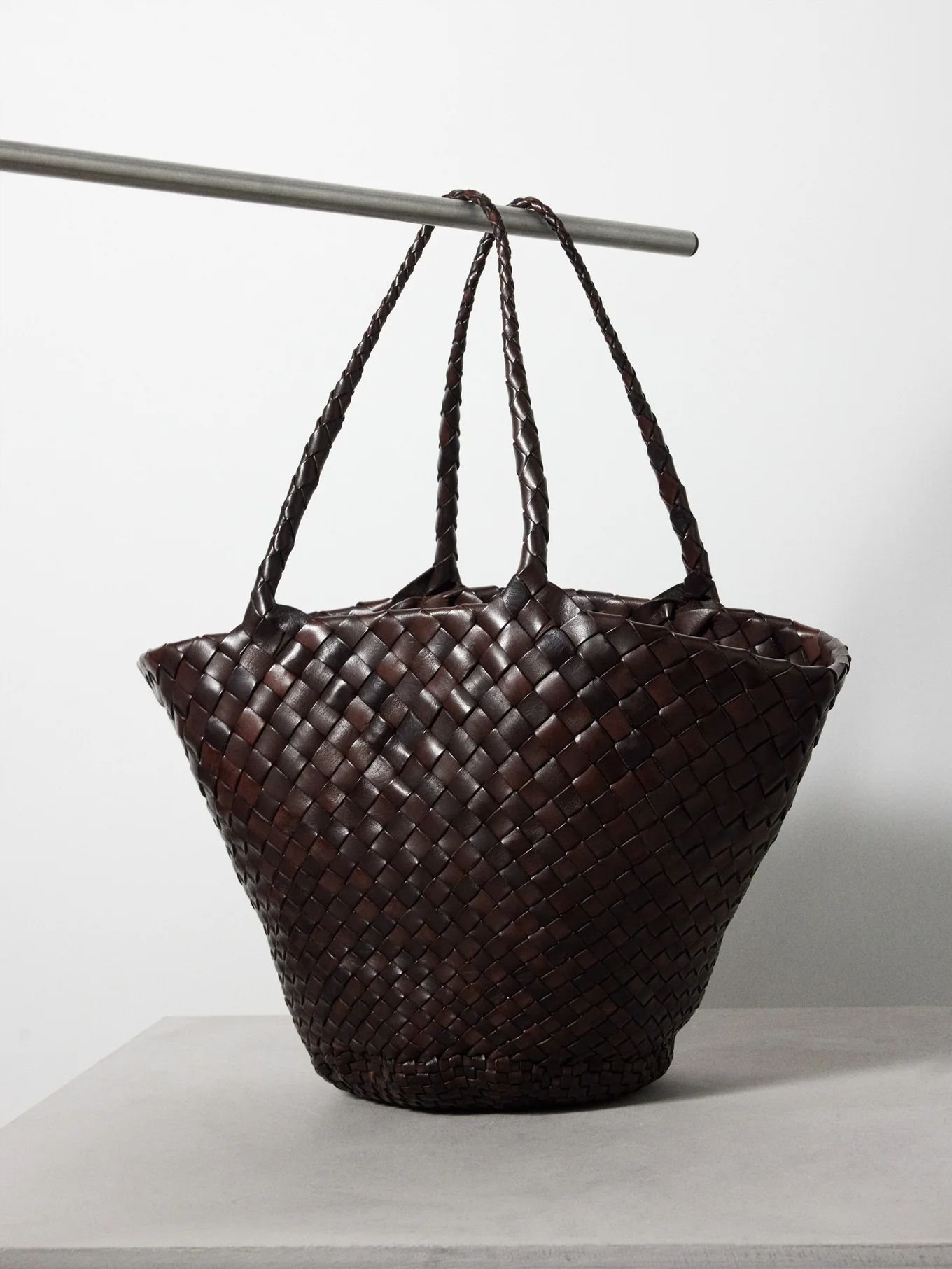 Egola woven-leather basket bag | Matches (EU)