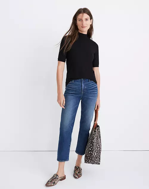 Drapey Mockneck Top | Madewell