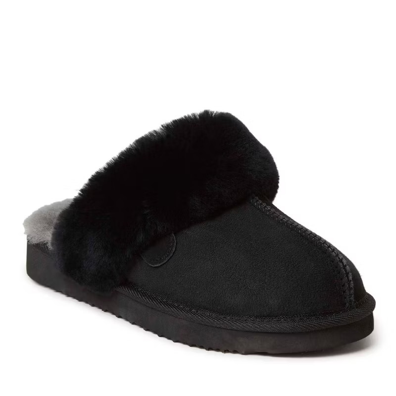 Fireside By Dearfoams Women's Sydney Genuine Shearling Scuff | Target