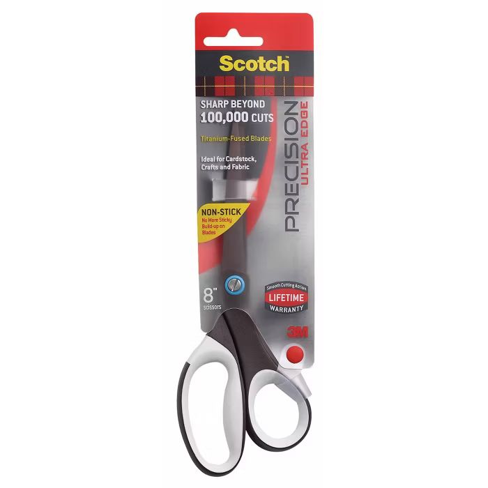 Scotch Precision Ultra Edge Scissors, 8"- Titanium Fused | Target