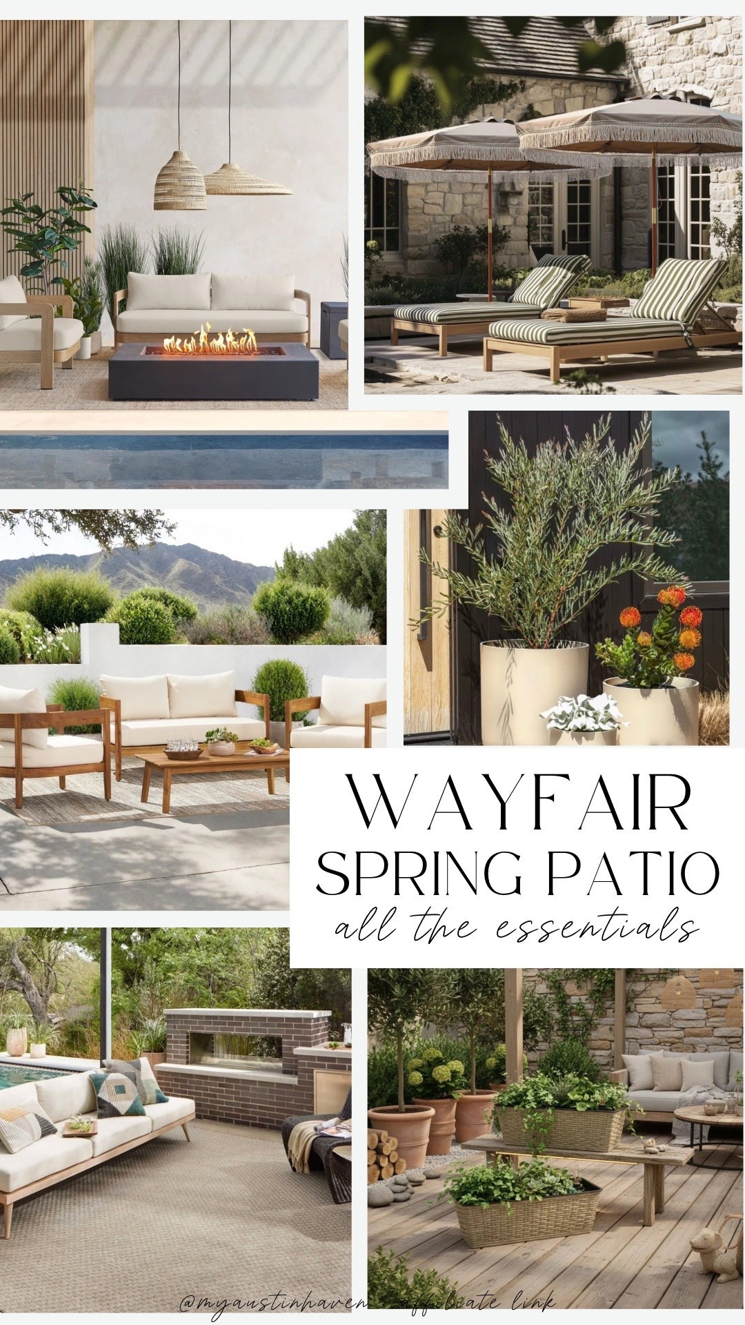 Patio season is approaching! ☀️🌿 Sharing all the best outdoor refresh finds from @Wayfair 

Timeless seating, classic stripes, cozy lighting & pieces that make your space feel resort-ready without leaving home.

#Wayfair 

Wayfair patio, outdoor furniture sale, patio refresh, outdoor sofa, patio chairs, striped outdoor rug, scalloped umbrella, fire pit table, outdoor lanterns, exterior lighting, porch decor, neutral outdoor, backyard update, spring patio, outdoor living, modern classic patio, deck styling, patio makeover, entertaining outside, warm weather setup#LTKSpringSale 

#LTKHome #LTKdayinmylife #LTKSeasonal